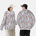 thumbnail image 3 of KLL Tulips Flowers Print Men's Women’s UPF 50+ Sun Protection Outdoor Hoodie Jacket Long Sleeve Fishing Hiking Performance Shirt-X-Large, 3 of 6