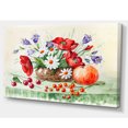 thumbnail image 2 of Bouquet Coloré de Fleurs et Fruits - Impression sur Toile Art Floral, 2 of 3