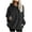 Black, variant on Womens Fuzzy Hoodies Oversized Sherpa Pullover Hoodie with Pockets Dual Fleece Athletic Sweatshirt Cozy Soft Fall Winter Warm Hooded Coat Casual Sport Drawstrings Hoodies Top,Black,3X-Large