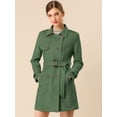 thumbnail image 2 of Día de San Patricio Chaqueta De Gabardina De Gamuza Sintética Con Muesca Para Mujer Blazer De Solapa Pico Con Solapa De Tormenta Verde M, 2 of 6