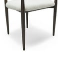 thumbnail image 5 of GDF Studio Modern Dining Chairs with Iron Frame, Set of 2, White and Gold, 5 of 8