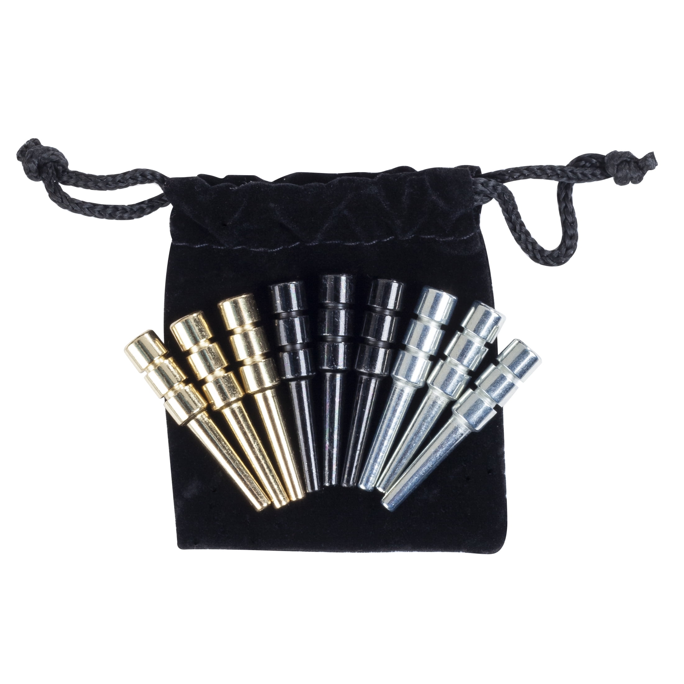 WE Games KingSize Ultimate Cribbage Pegs Set of 6 Brass, Chrome