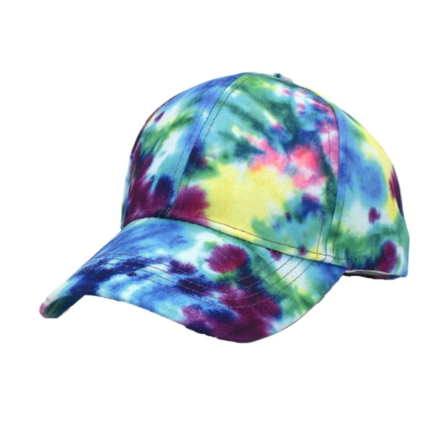 TIEVOSA Hommes et Femmes Décontracté Été Imprimé Ajustable Extérieur Pare-Soleil Visières Casquette de Baseball (Jaune)