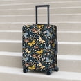 thumbnail image 2 of Lsque Flowers Butterfly Printed Luggage Cover, Travel Luggage Protector,Scratch and Dirt Resistant, Fits 18-32 Inch Luggage - X-Large, 2 of 9