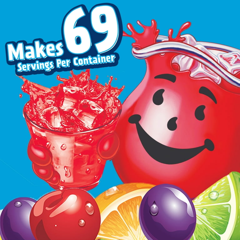 Kool-Aid Artificially Flavored Tropical Punch Drink Mix - Less
