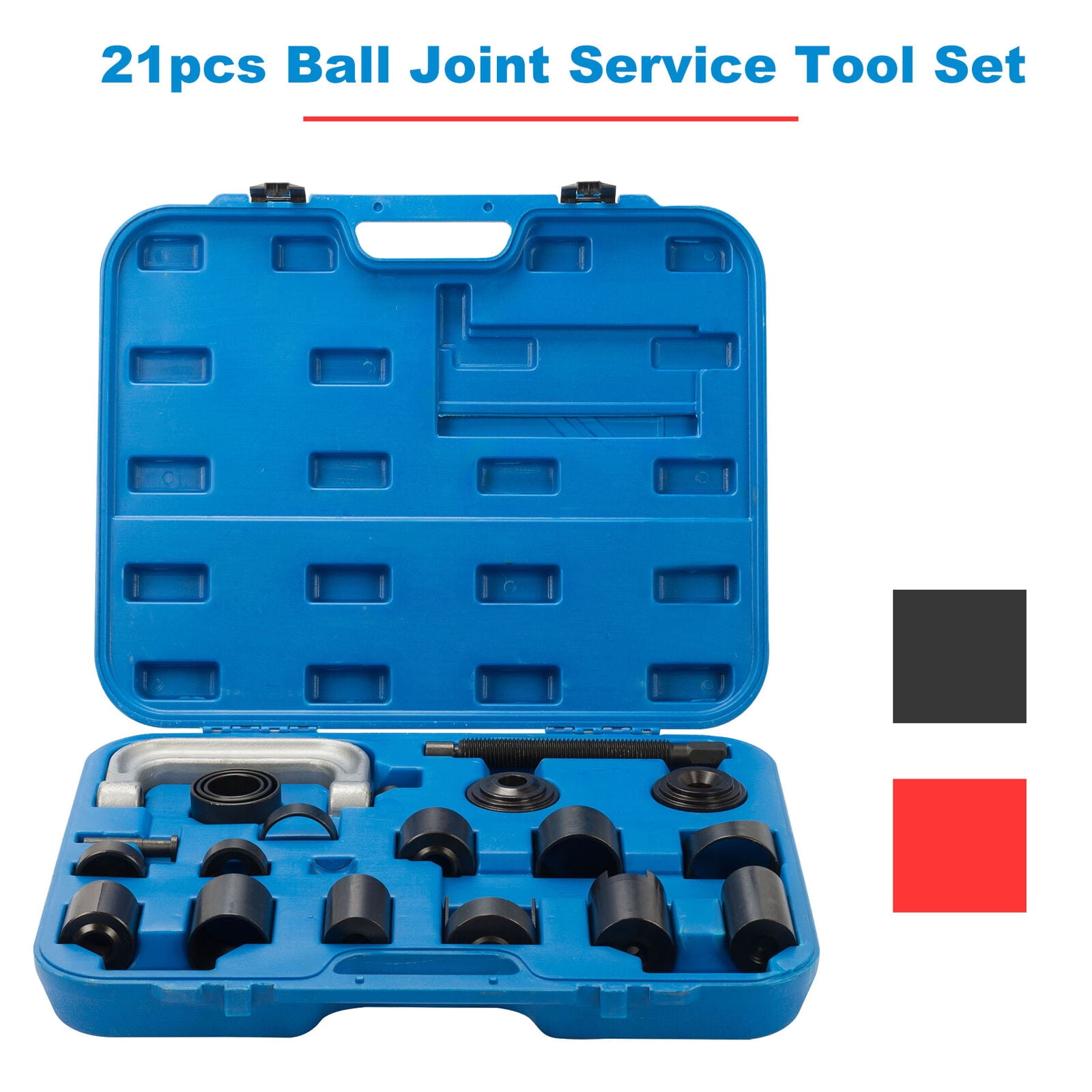 10PCS With 4x4 Adapters for Most 2WD 4WD Car Light Trucks Three T 10PCS//21PCS Ball Joint Press U Joint Remover Service Kit