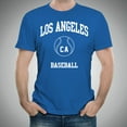 thumbnail image 6 of Los Angeles Classic Baseball Arch Basic Cotton T-Shirt - 2X-Large - Royal, 6 of 6