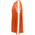 thumbnail image 5 of Holloway XL Flux Shirt Long Sleeve Orange/White 222507, 5 of 5