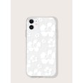 thumbnail image 1 of 1pc Colorful Hand-painted Flower Printed Soft Phone Case Compatible With iPhone/samsung, 1 of 5