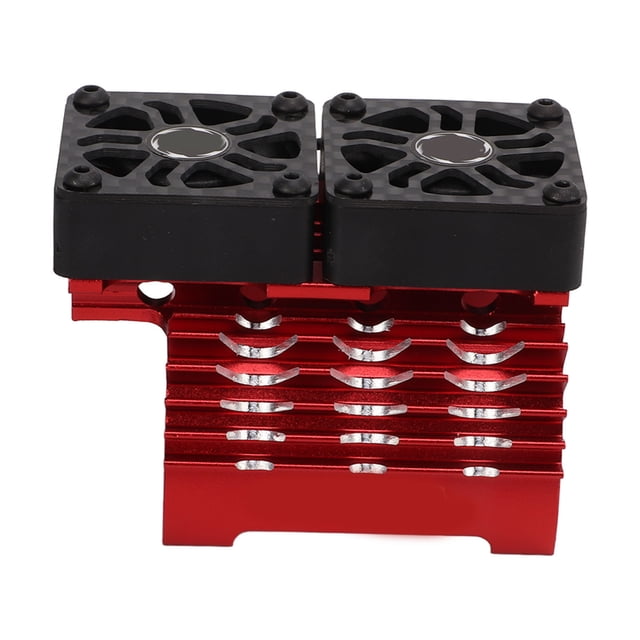 RADIADOR DE ALTO RENDIMIENTO CON DISIPADOR Térmico De Motor De Ventilador Doble, Adecuado Para Coche De Control Remoto 1/8