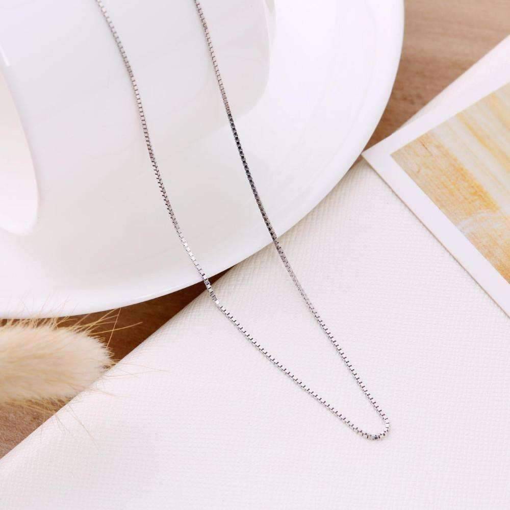 Amy & Annette Italian Sterling Silver Box Chain 24" photo 4