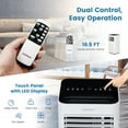 thumbnail image 5 of Costway Portable Air Conditioner 6000 BTU (10000BTU ASHRAE) 4-in-1 AC with Cool Fan Humidifier Sleep Mode, 5 of 12