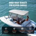 thumbnail image 3 of Funda Bimini Top Boat VEVOR 4 Bow de 8 pies x 1,37 m x 2,16 -2,29 m, 3 of 9