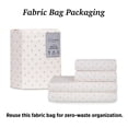 thumbnail image 5 of WelHome 100% Cotton Queen Sheets Set, 4 Piece Bed Sheets Set with HeiQ Fresh, Percale Weave, Hotel Luxury, Ultra Soft Sheets Set with Pillowcases,Catarina Dots, 5 of 8