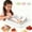 White, variant on Portable Rolled Ice Cream Maker, Rolled Ices Cream Maker, Ice Cream Roller Maker, At Home Rolled Ice Cream Maker, With 2 Spatulas and Stainless Steel Cool Plate, For Frozen Yoghurt Gelato Soft