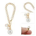 thumbnail image 4 of Unique Bargains 1 Pc Round Bow Letter A Water Cup Pendant for Travelling White Alloy, 4 of 5