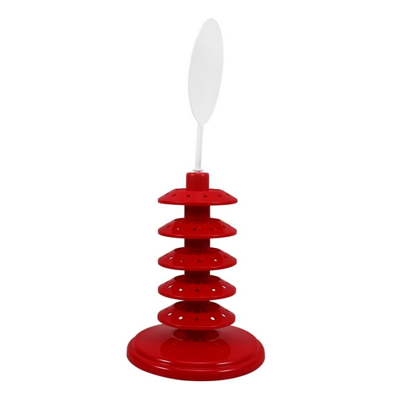 FRCOLOR  Delicate Lollipop Rack Sticks for Cake Pops Stand Holder Red