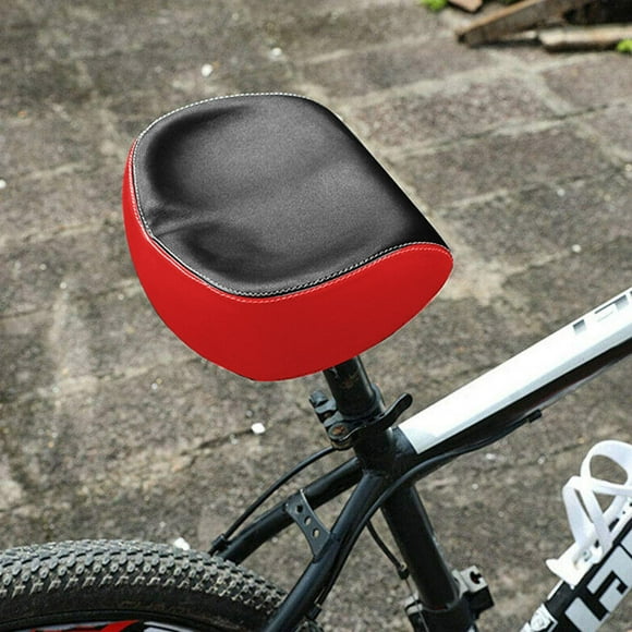 EGNMCR Bike Accessories Bike Saddle Noseless Bike Seat Widened Comfort Bicycle Seat Cycling Cushion Screw Lock