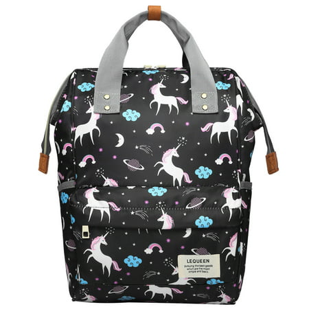 Vbiger Diaper Bag Splash-proof Nappy Bag Large-capacity Nursing Backpack Travel Shoulders Bag for Mommy and Student,