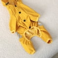 thumbnail image 4 of Personalized Dog Raincoat, Waterproof Hooded Jacket with Leash Hole & Reflective Strap, Custom Text Name Puppy Apparel for Small Medium Dogs, Size L, 4 Colors, 4 of 9