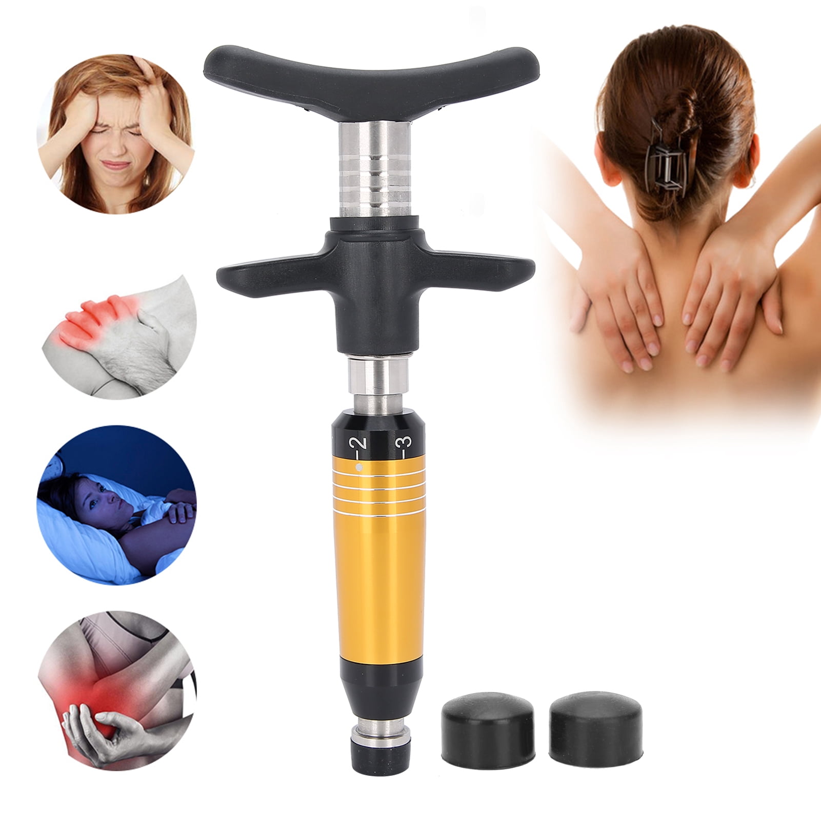 Greensen Spine Care Chiropractic Adjuster Massager Manual Spine Correction Handheld