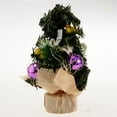 thumbnail image 4 of 1 Pieza Mini Árbol De Navidad Para small tree De Christmas Adorno Decorativo Bola morada, 4 of 7