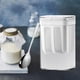 thumbnail image 1 of Colador de yogur griego Colador de alimentos 1100 ml Herramientas de cocina Separador de suero lavable casero para el hogar con malla fina para cocina Macarena Colador de yogur, 1 of 8