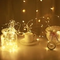 thumbnail image 4 of Guirnalda de luces LED de alambre plateado para decoración del hogar, cortina de boda, árbol de Navidad, iluminación de vacaciones, 4 of 4