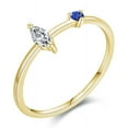 thumbnail image 6 of 925 Sterling Silver Ring Female Cold Wind Jewelry Set, 6 of 9