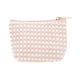 thumbnail image 1 of Bolsas de maquillaje de triángulo con puntos amigables para viajar, 1 Pc, color rosa, terciopelo, 1 of 5