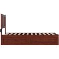 thumbnail image 5 of Pemberly Row Twin Spindle Bed and Trundle with USB Charger in Walnut, 5 of 6