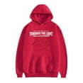 thumbnail image 1 of ATEEZ Double Sided Pattern Comfort Hoodies For Unisex Tracksuit Pullover Fans,XL,Red, 1 of 4