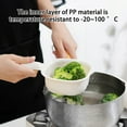 thumbnail image 6 of PRETXORVE Kitchen Tools, Kitchen Accessories, Handle Double Fruit Wash Drainer Drainage Basket Kitchen Household Living Room Drenching Basket, 6 of 8