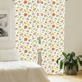 thumbnail image 2 of Ambesonne Floral Curtains, Blooming Flowers Graphic, Pair of 28"x84", Multicolor, 2 of 5