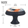 thumbnail image 4 of 4 Pcs Seahorse Knobs for Kitchen Cabinet Cupboard Dresser Bookcase Drawer Pulls Handles Round Home Decor, 4 of 8