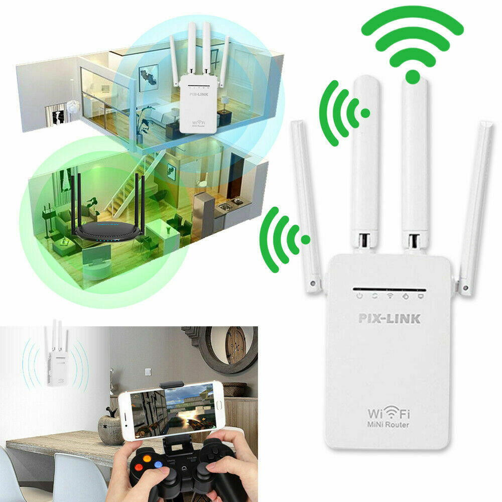 WiFi Range Extender Repeater Wireless Amplifier Router Signal Booster