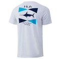 thumbnail image 3 of Huk Men's Swordfish Tee, White, X-Large, 3 of 3