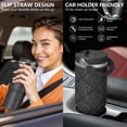thumbnail image 5 of 30 Oz Tumbler Black and Grey Patterns Tumbler with Lid and Straw, Birthday Gift Cup for Friend Women Men Coffee Travel Mug Thanksgiving Day Halloween Christmas Gift Water Bottle, 5 of 7