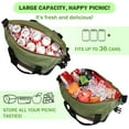 thumbnail image 6 of Tirrinia Camping Cooler Bag Insulated, Shoulder Strap and Bottle Opener 20 Cans Portable, 6 of 8