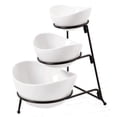 thumbnail image 2 of Gracious Dining 3-Tier Oval Serving Bowl Set, 2 of 2