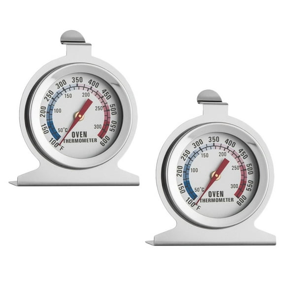 2 Pcs Oven Thermometer Digital Thermometer Stainless Steel Thermometers Kitchen Thermometer Meals Kitchen Gadgets