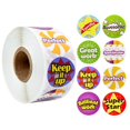 thumbnail image 3 of 500pcs Teacher Supplies Child Reward Sticker Labels Cartoon Animals Sticker For Kids Encourage Sealing Labels Round Paper Wyw,,, 3 of 5
