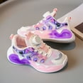 thumbnail image 6 of siilsaa Girls Tennis Shoes Girls Shoes Kids Sneakers Running School Shoes for Toddler/Little Kid/Big Kid Purple,10.5, 6 of 7