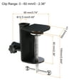 thumbnail image 2 of Uxcell 0.49" Hole Dia. Universal C Clamp Table Lamp Mic Arm Mount Desk Clamp, Black, 2 of 6