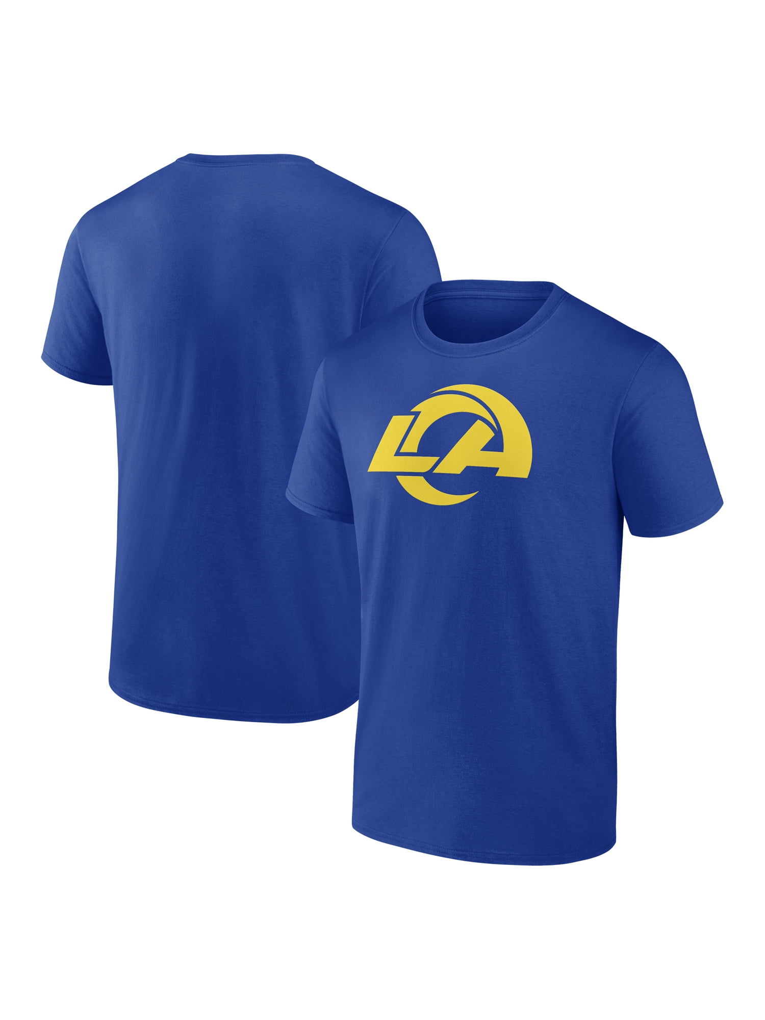 NFL Los Angeles Rams Men's Cotton Blue Short Sleeve T-Shirt