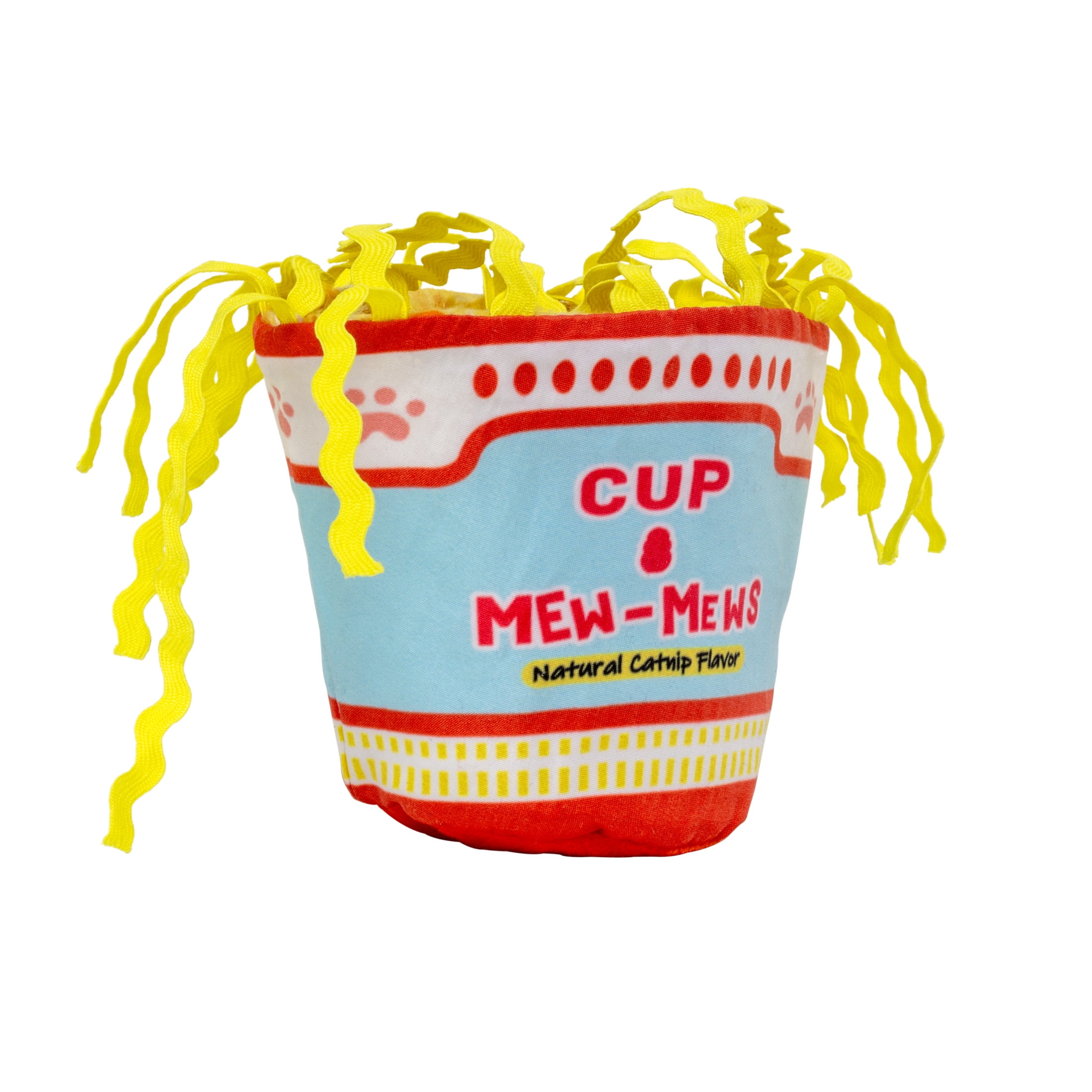 KONG Crackles Plush Cat Toy, Noodles, with Premium North American Catnip