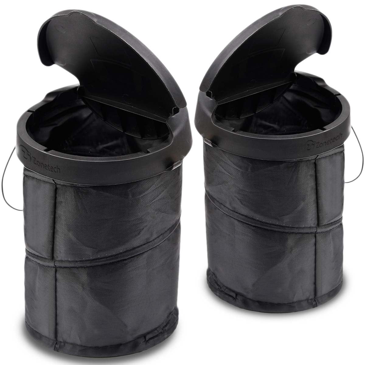 Zone Tech Universal Traveling Portable Car Trash Can 2