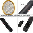 thumbnail image 3 of Raqueta Bug Zapper matamoscas eléctrico Zapper de mano con batería (amarillo), 3 of 8