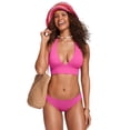 thumbnail image 3 of Bombacha de Bikini CRZ YOGA Cadera Baja Cheeky Rosa Violeta S, 3 of 4