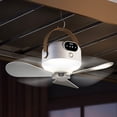 thumbnail image 3 of Remote Control USB Camping Ceiling Fan, Rechargeable Mini Portable Hanging Fan, Quiet Small Tent Fan with Cord, Lightweight Cooler for Camping, Hiking, Outdoor & RV Use, 3 of 9